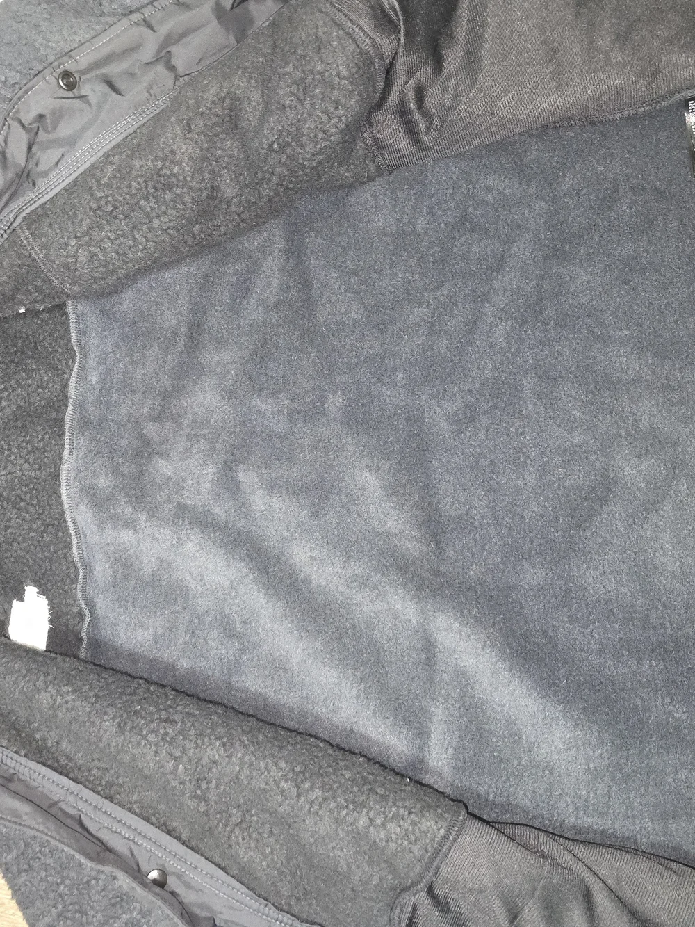 The North Face Boys Dark Gray Sherpa Jacket